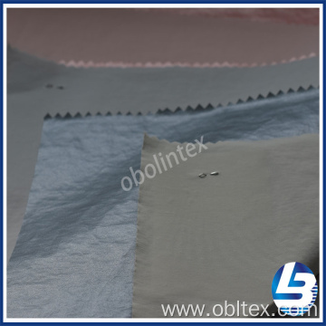 OBL20-863 Nylon 40D PU Pearly Coating For Down Coat